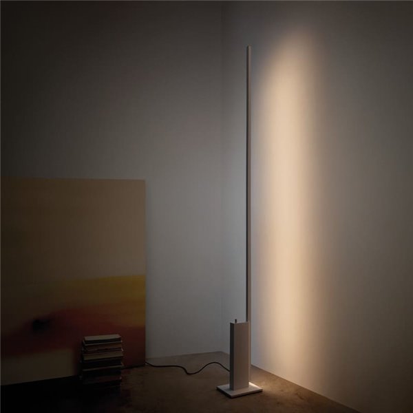 Lámpara de pie blanca con luz indirecta STANDUP, 2700K/3000K - 4210Lm/4320Lm