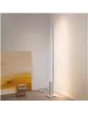 Lámpara de pie blanca con luz indirecta STANDUP, 2700K/3000K - 4210Lm/4320Lm