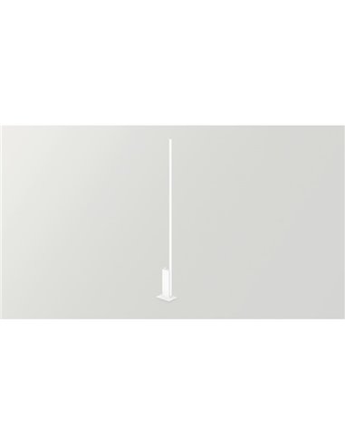 Lámpara de pie blanca con luz indirecta STANDUP, 2700K/3000K - 4210Lm/4320Lm