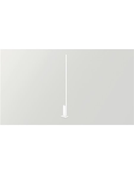 Lámpara de pie blanca con luz indirecta STANDUP, 2700K/3000K - 4210Lm/4320Lm