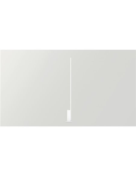 Lámpara de pie blanca con luz indirecta STANDUP, 2700K/3000K - 4210Lm/4320Lm