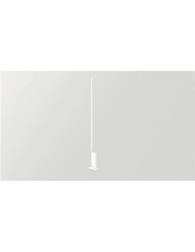 Candeeiro de pé branco com luz indireta STANDUP, 2700K/3000K - 4210Lm/4320Lm