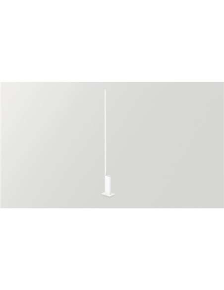 Lampadaire blanc à lumière indirecte STANDUP, 2700K/3000K - 4210Lm/4320Lm