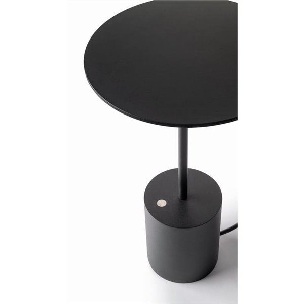 Lámpara de sobremesa minimalista YORU BIG, negro/blanco, con cable, 5W, 600Lm, 2700K