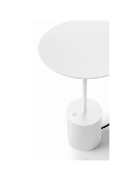 Lampe de table minimaliste YORU BIG, noir/blanc, avec câble, 5W, 600Lm, 2700K