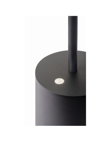 Lámpara de sobremesa minimalista YORU BIG, negro/blanco, con cable, 5W, 600Lm, 2700K