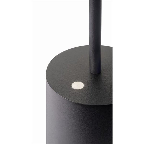 Lámpara de sobremesa minimalista YORU BIG, negro/blanco, con cable, 5W, 600Lm, 2700K