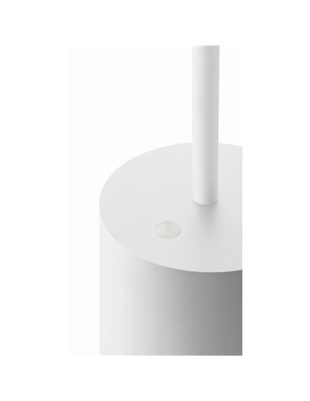 Lámpara de sobremesa minimalista YORU BIG, negro/blanco, con cable, 5W, 600Lm, 2700K