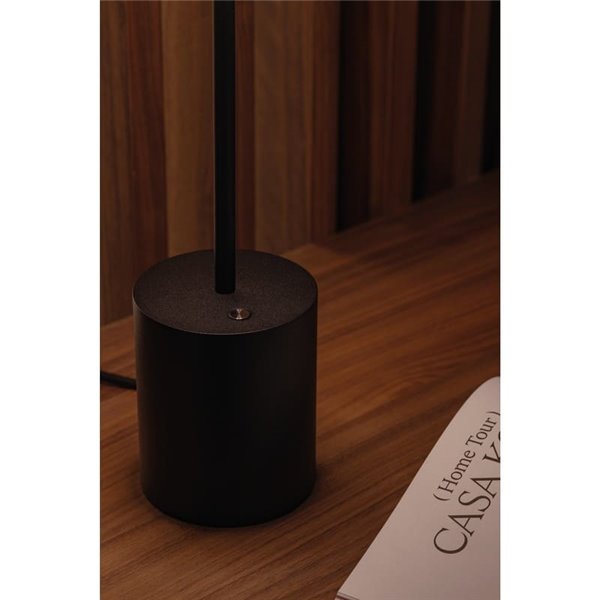 Lámpara de sobremesa minimalista YORU BIG, negro/blanco, con cable, 5W, 600Lm, 2700K