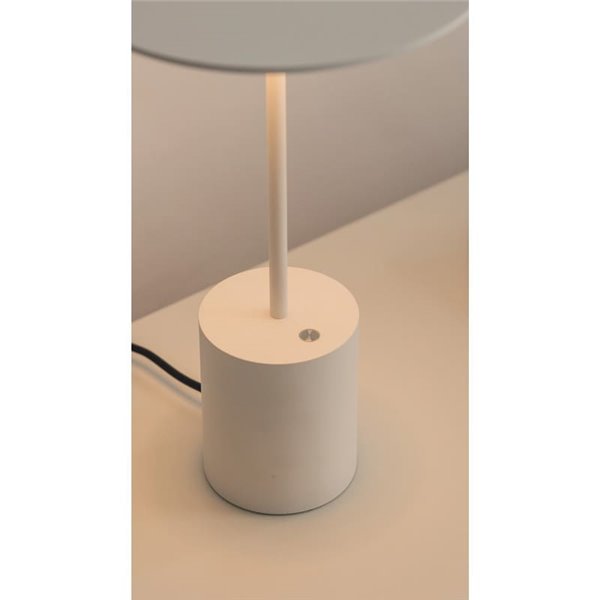 Candeeiro de mesa minimalista YORU BIG, preto/branco, com cabo, 5W, 600Lm, 2700K