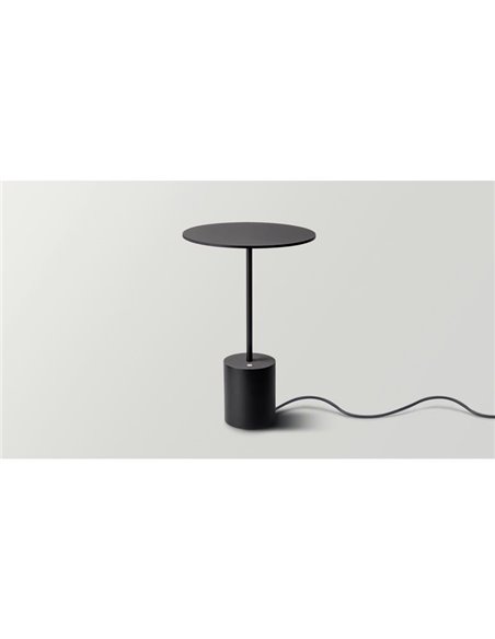 Candeeiro de mesa minimalista YORU BIG, preto/branco, com cabo, 5W, 600Lm, 2700K