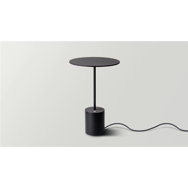 Lámpara de sobremesa minimalista YORU BIG, negro/blanco, con cable, 5W, 600Lm, 2700K