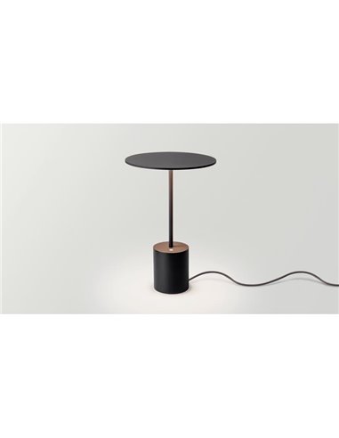 Lámpara de sobremesa minimalista YORU BIG, negro/blanco, con cable, 5W, 600Lm, 2700K