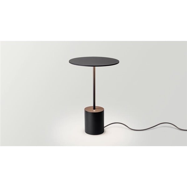 Lámpara de sobremesa minimalista YORU BIG, negro/blanco, con cable, 5W, 600Lm, 2700K