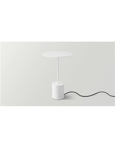 Lampe de table minimaliste YORU BIG, noir/blanc, avec câble, 5W, 600Lm, 2700K