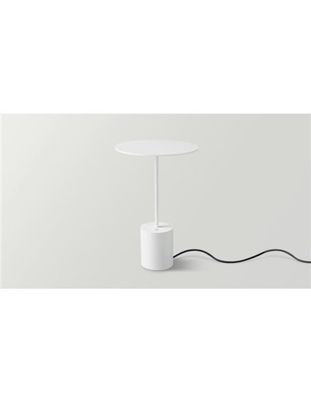 Lámpara de sobremesa minimalista YORU BIG, negro/blanco, con cable, 5W, 600Lm, 2700K