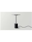 Lámpara de sobremesa minimalista YORU BIG, negro/blanco, con cable, 5W, 600Lm, 2700K