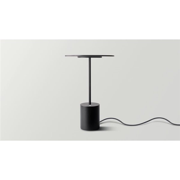 Lámpara de sobremesa minimalista YORU BIG, negro/blanco, con cable, 5W, 600Lm, 2700K