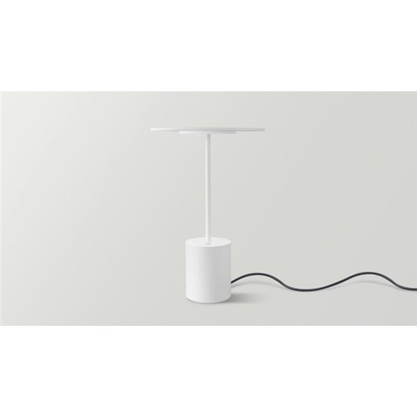 Candeeiro de mesa minimalista YORU BIG, preto/branco, com cabo, 5W, 600Lm, 2700K