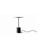 Lámpara de sobremesa minimalista YORU BIG, negro/blanco, con cable, 5W, 600Lm, 2700K
