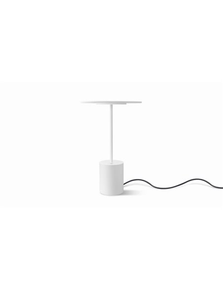 Candeeiro de mesa minimalista YORU BIG, preto/branco, com cabo, 5W, 600Lm, 2700K