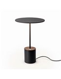 Lámpara de sobremesa minimalista YORU BIG, negro/blanco, con cable, 5W, 600Lm, 2700K