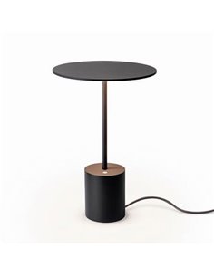 Lámpara de sobremesa minimalista YORU BIG, negro/blanco, con cable, 5W, 600Lm, 2700K