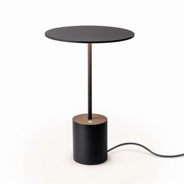 Lámpara de sobremesa minimalista YORU BIG, negro/blanco, con cable, 5W, 600Lm, 2700K