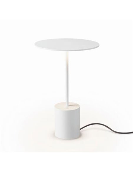 Candeeiro de mesa minimalista YORU BIG, preto/branco, com cabo, 5W, 600Lm, 2700K