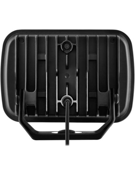 Farol LED de lâmina retangular preto aprovado 9" luz de posição branca e âmbar e longo alcance R10 ECE-R149 e ECE-R148 25 pontos