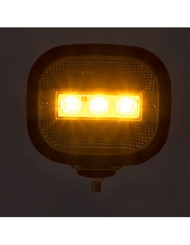 Faro LED de trabajo con Luz de Advertencia Naranja LRD 3068 R10 XA1 14W 1200lm IP68