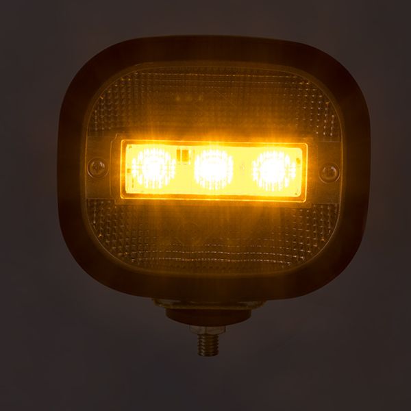 Faro LED de trabajo con Luz de Advertencia Naranja LRD 3068 R10 XA1 14W 1200lm IP68
