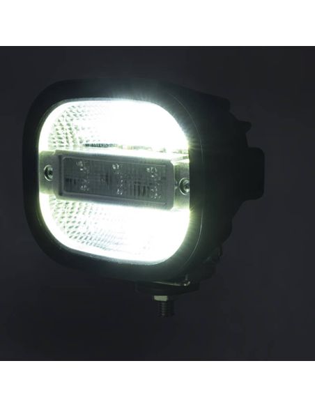 Faro LED de trabajo con Luz de Advertencia Naranja LRD 3068 R10 XA1 14W 1200lm IP6