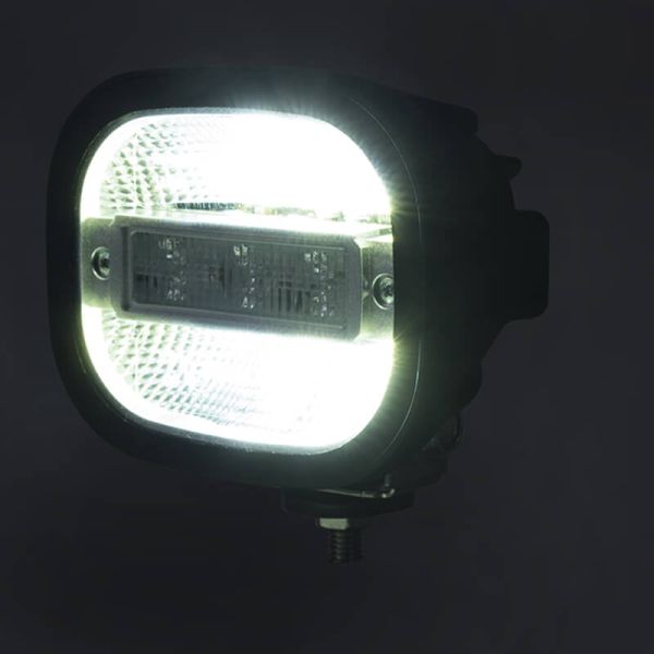 Faro LED de trabajo con Luz de Advertencia Naranja LRD 3068 R10 XA1 14W 1200lm IP6
