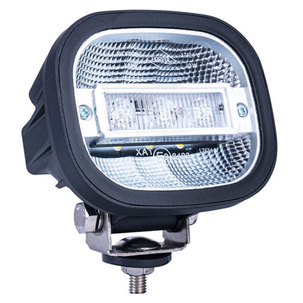 Faro LED de trabajo con Luz de Advertencia Naranja LRD 3068 R10 XA1 14W 1200lm IP6