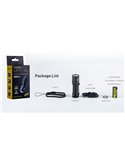 Linterna LED de Mano MT1C PRO Muy Compacta 88mm Largo 1000Lm Recargable USB-C IP68