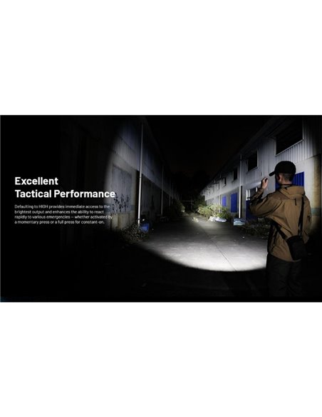 Lanterna LED portátil MT1C PRO muito compacta 88 mm de comprimento 1000Lm recarregável USB-C IP68