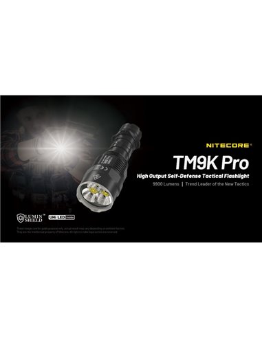 Lanterna de bolso LED TM9K PRO muito potente 9900 lúmens 510 metros de alcance IP68