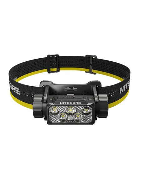 Lampe frontale LED HC70 UHE batterie Li-on rechargeable 1600lm 156 mètres