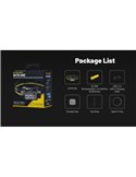 Linterna Frontal LED HC70 UHE Batería Recargable Li-on 1600lm 156metros
