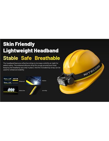 Linterna Frontal LED HC70 UHE Batería Recargable Li-on 1600lm 156metros