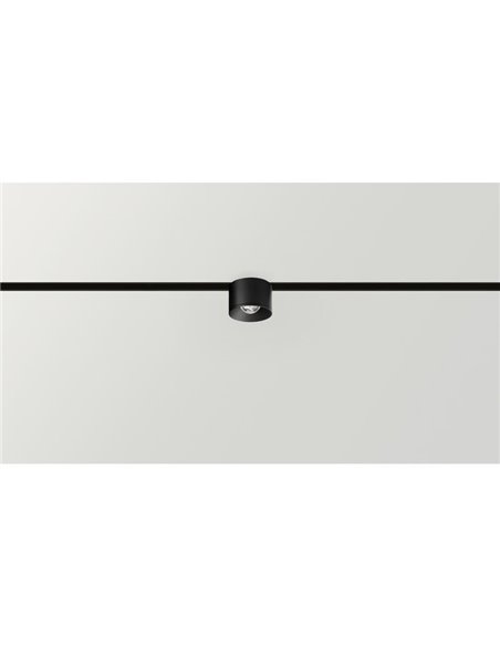 Luz de trilho LED PUCK S 48V, 6W, 810Lm/865Lm/920Lm, 2700K/3000K/4000K - preto/branco, DALI regulável/não regulável