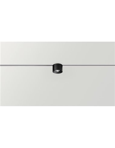 Luz de trilho LED PUCK S 48V, 6W, 810Lm/865Lm/920Lm, 2700K/3000K/4000K - preto/branco, DALI regulável/não regulável