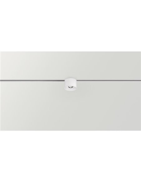 Luz de trilho LED PUCK S 48V, 6W, 810Lm/865Lm/920Lm, 2700K/3000K/4000K - preto/branco, DALI regulável/não regulável