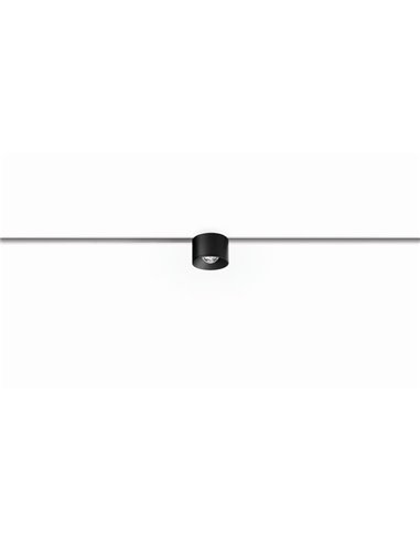 Spot sur rail LED PUCK S 48V, 6W, 810Lm/865Lm/920Lm, 2700K/3000K/4000K - noir/blanc, DALI Gradable/Non dimmable