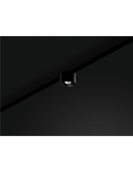 Foco LED de carril PUCK S 48V SHORT, 6W, 810Lm/865Lm/920Lm, 2700K/3000K/4000K - negro/blanco, Regulable DALI/No Regulable