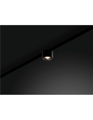 Luz de trilho LED PUCK S 48V SHORT, 6W, 810Lm/865Lm/920Lm, 2700K/3000K/4000K - preto/branco, DALI regulável/não regulável