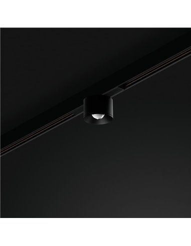 Foco LED de carril PUCK S 48V SHORT, 6W, 810Lm/865Lm/920Lm, 2700K/3000K/4000K - negro/blanco, Regulable DALI/No Regulable