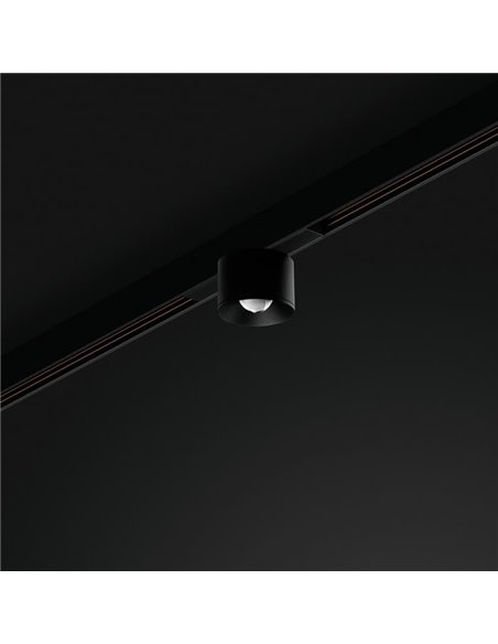 Foco LED de carril PUCK S 48V SHORT, 6W, 810Lm/865Lm/920Lm, 2700K/3000K/4000K - negro/blanco, Regulable DALI/No Regulable