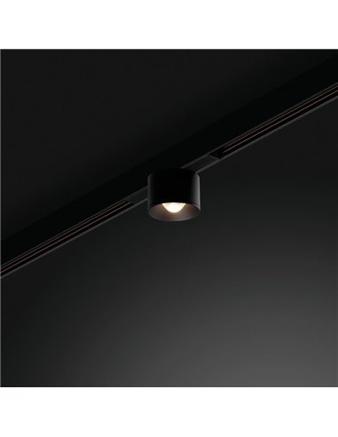 Foco LED de carril PUCK S 48V SHORT, 6W, 810Lm/865Lm/920Lm, 2700K/3000K/4000K - negro/blanco, Regulable DALI/No Regulable